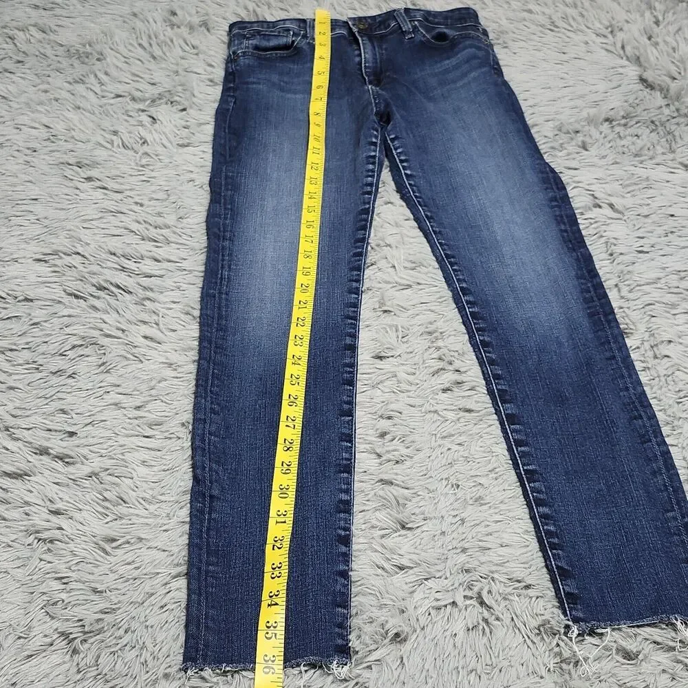 AG Adriano Goldschmied Jeans Womens 27R Cut‎ Off Farrah Skinny High Rise 28x28